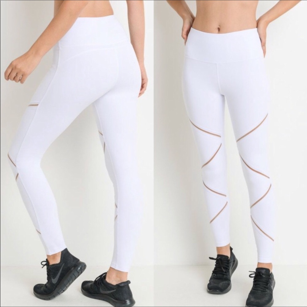 Zig zag design athletic leggings